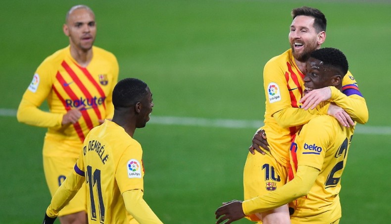 Barcelona raise the stakes found in Madrid derby after Osasuna win