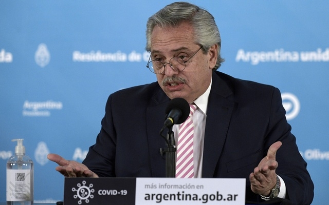 Argentina says president has coronavirus