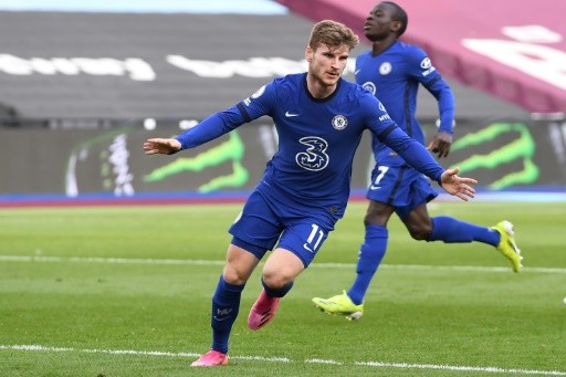 Werner tightens Chelsea's grip on top four, Liverpool held by Newcastle