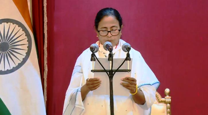 Mamata sworn in as West Bengal CM for 3rd time 