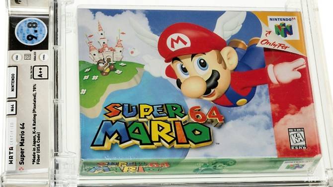Super Mario cartridge sold for US$1.5 million