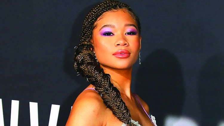 Storm Reid's 16 foot braid stole the show at The Suicide Squad premiere