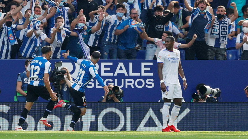 Real stunned by Espanyol as woes continue