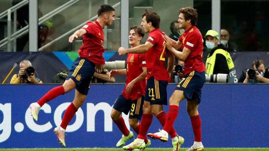 Spain end Italy's long unbeaten run to reach Nations League final