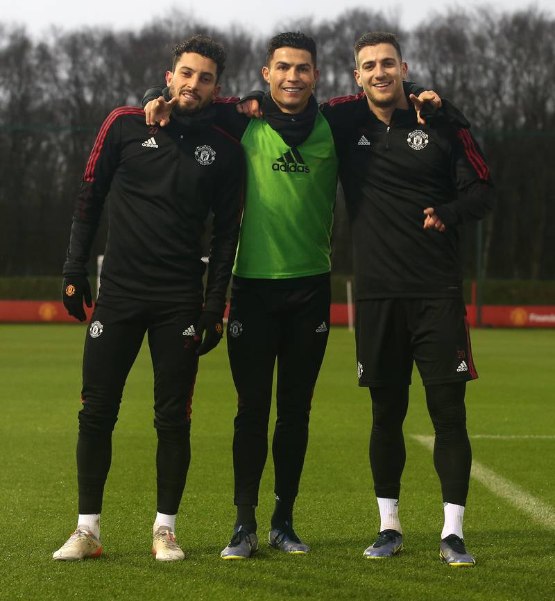 Ronaldo and Manchester United stars train amid reports of player unrest - in pictures