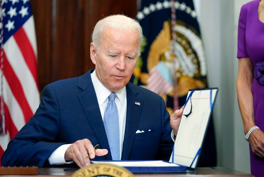 Biden signs landmark gun measure, says 'lives will be saved'