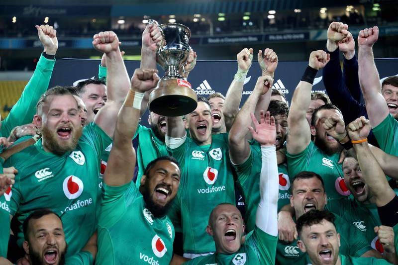 Ireland defy All Blacks for historic series victory in Wellington
