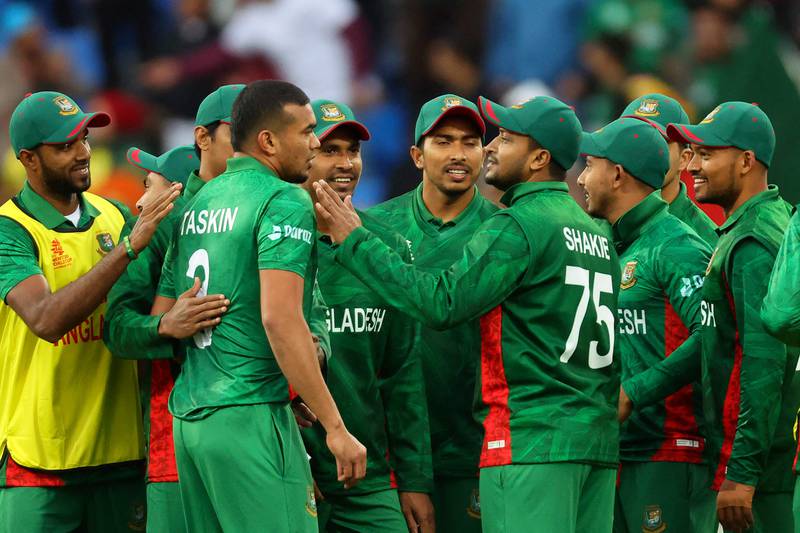 T20 World Cup: Taskin Ahmed bowls Bangladesh to victory over Netherlands