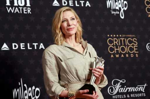 Blanchett slams 'patriarchal' awards shows after accepting best actress prize