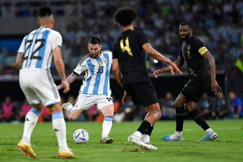 Lionel Messi passes 100 international goals as Argentina thrash Curacao in friendly