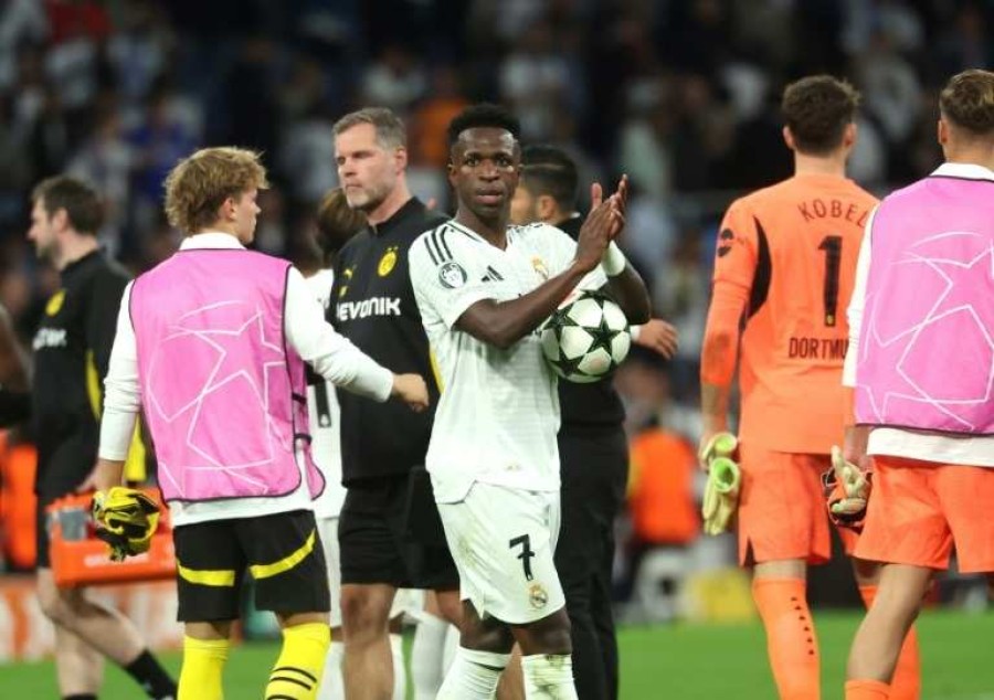 Vinicius hat-trick saves Real Madrid in Champions League, Villa go top