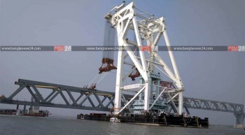 Padma Bridge: 2nd span installation underway