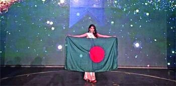 'Flag Girl' ranks sixth at Miss Multinational