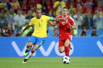 Miranda named Brazil captain for Belgium clash