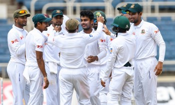Miraz’s five-for restricts Windies to 354