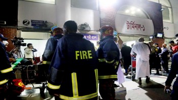Brief fire incident at Shahjalal Airport from short circuit