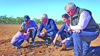 Australia now a land of  drought, says Turnbull