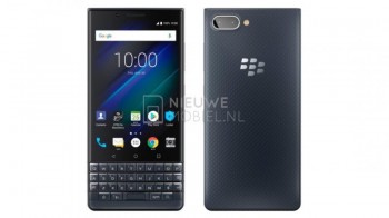 BlackBerry KEY2 LE press renders reveal a blue variant