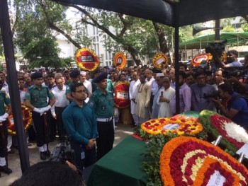 Golam Sarwar laid to rest; given state honour