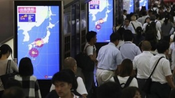 Typhoon Jebi forces cancellation of 600 domestic, international flights in Japan