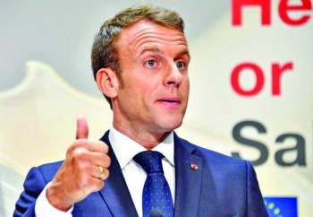 Macron's popularity at record low