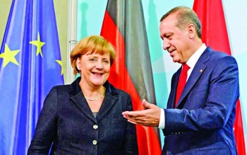Erdogan, Merkel to meet amid tensions, protests