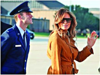 Melania Trump touches down in Africa