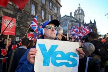 20,000 rally for Scottish independence as Brexit looms