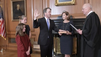 Kavanaugh sworn in as US Supreme Court justice
