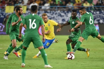 Brazil make heavy work of beating Saudi Arabia in friendly