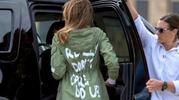 Melania: 'Don't care' jacket was a message
