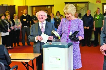 Count begins to elect Irish president