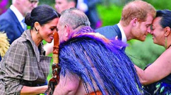 Maori greeting for Meghan and Harry