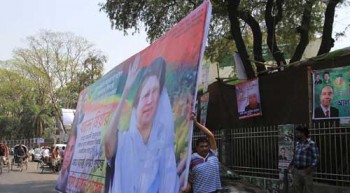 No bar to use photo of Khaleda in election posters: EC