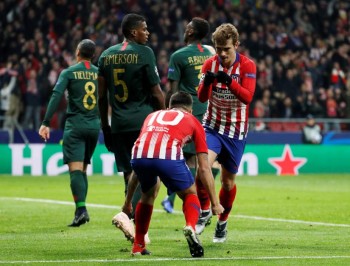 Atletico ease into last 16 with win over hapless Monaco 