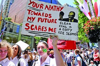 Kids walk out of school to protest climate inaction