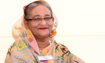 PM Hasina on way to Gopalganj for election campaign