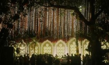 Celebrities flock to Indian business icons' lavish wedding
