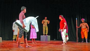 Staging dramas for entertainment, elimination of curses stressed