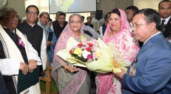 Sheikh Hasina becomes leader of Jatiya Sangsad