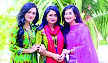 Nadia, Mili, Anny in TV serial