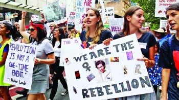 Australian  women march for safe streets