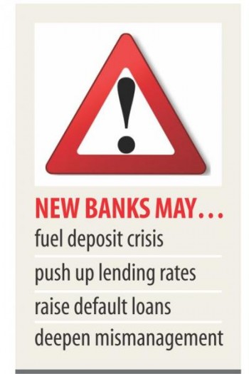 New banks will only add to woes