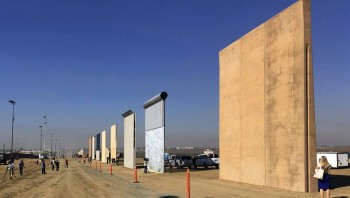 Trump's wall prototypes to come down along US-Mexico border