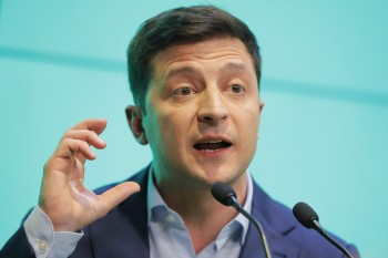 TV actor wins Ukraine presidential vote in a landslide