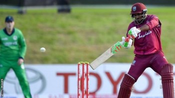 West Indies beat Ireland by five wickets