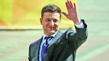 Party of Zelenskiy leads parliamentary vote race
