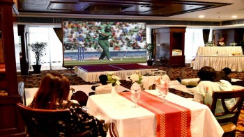 Hotel Sarina arranges grand screening of ICC World Cup 2019