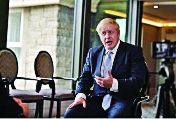 Johnson backs HK people 'every inch of the way'