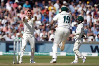 Australia lead by 283 runs after bundling out England on 67